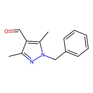 1-Benzyl-3,5-dimethyl-1H-pyrazole-4-carbaldehyde structure