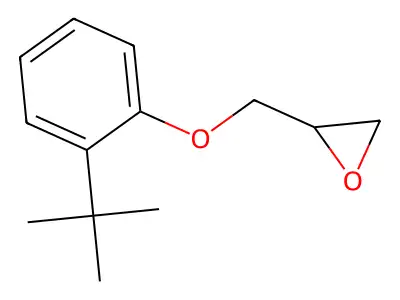 1-tert-Butyl-2-(2,3-epoxypropoxy)benzene structure