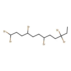 Hexabromododecane structure