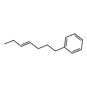 7-Phenyl-3-heptene structure
