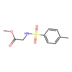 Methyl 2-(4-methylphenylsulfonamido)acetate structure