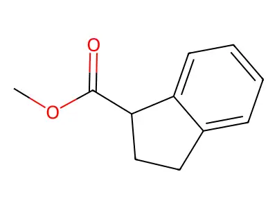 Methyl 2,3-dihydro-1H-indene-1-carboxylate structure