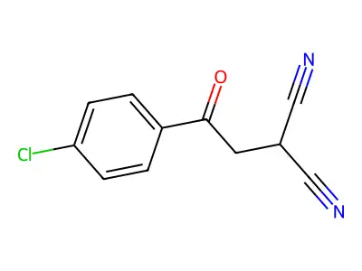 2-[2-(4-Chlorophenyl)-2-oxoethyl]malononitrile structure