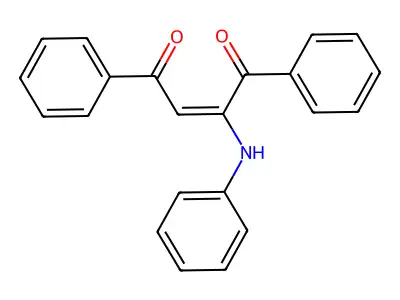 2-Butene-1,4-dione, 2-anilino-1,4-diphenyl- structure