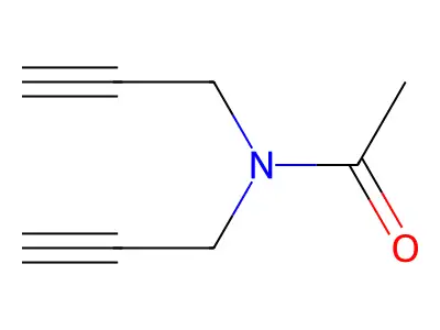 N,N-二(丙-2-炔-1-基)乙酰胺 structure