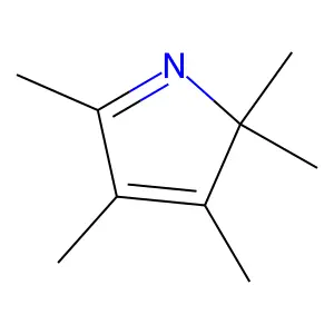 2,2,3,4,5-Pentamethylpyrrole structure