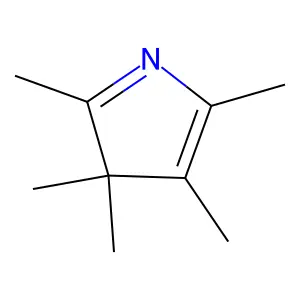 2,3,3,4,5-Pentamethylpyrrole structure