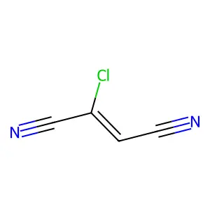 2-氯-2-丁烯二腈 structure