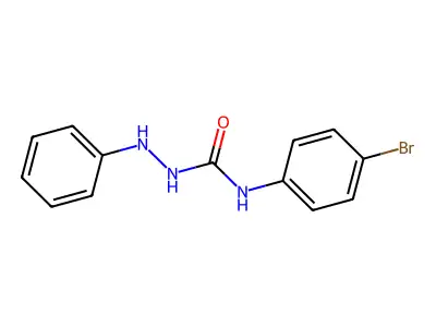 N-(4-Bromophenyl)-2-phenylhydrazinecarboxamide structure