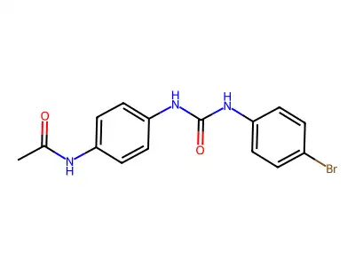 1-(4-Acetamidophenyl)-3-(4-bromophenyl)urea structure