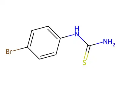 N-p-Bromophenylthiourea structure