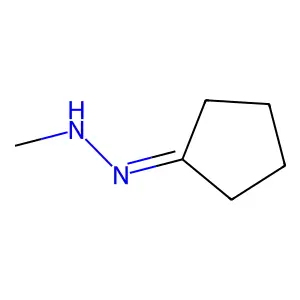 1-Cyclopentylidene-2-methylhydrazine structure