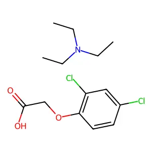 2,4-D triethylammonium salt structure