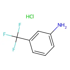 Alpha,alpha,alpha-trifluoro-M-toluidine hydrochloride structure