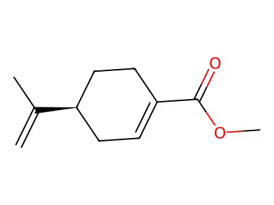 Methyl 4-(prop-1-en-2-yl)cyclohex-1-enecarboxylate structure