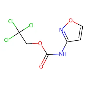 2,2,2-Trichloroethyl isoxazol-3-ylcarbamate structure