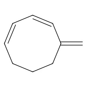 (1Z,3Z)-5-methylidenecycloocta-1,3-diene structure