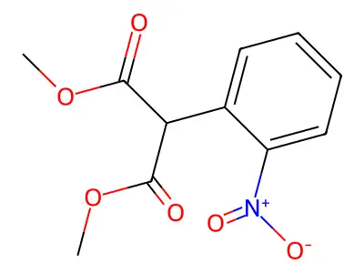 Dimethyl 2-(2-nitrophenyl)malonate structure