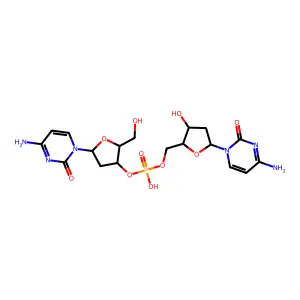3   -O-(2   -Deoxy-5   -cytidylyl)-2   -deoxycytidine structure