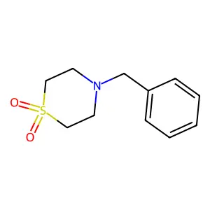 4-Benzylthiomorpholine 1,1-Dioxide structure