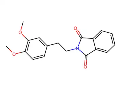 N-(2-(3,4-Dimethoxyphenyl)ethyl)phthalimide structure