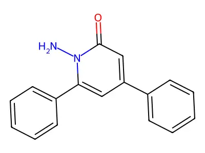 1-Amino-4,6-diphenylpyridin-2(1H)-one structure