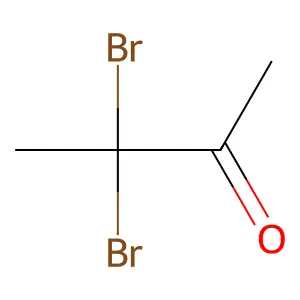 2-Butanone, 3,3-dibromo- structure