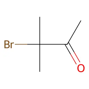 3-Bromo-3-methyl-2-butanone structure