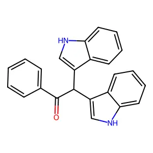 2,2-Di(1h-indol-3-yl)-1-phenylethan-1-one structure