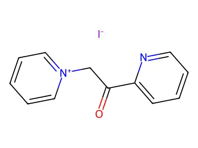 1-[2-Oxo-2-(2-pyridyl)ethyl]pyridinium Iodide structure