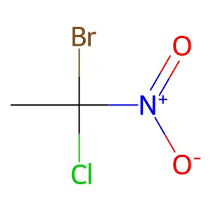 1-Bromo-1-chloro-1-nitroethane structure