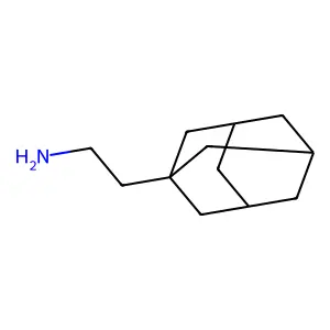 1-C-Ethylaminoadamantane structure