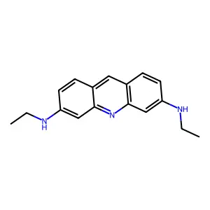 N,N'-Diethyl-3,6-acridinediamine structure