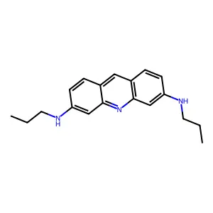 3,6-Bis(propylamino)acridine structure