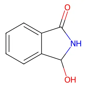 1H-Isoindol-1-one, 2,3-dihydro-3-hydroxy- structure