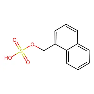 硫酸-1-萘甲酯 structure