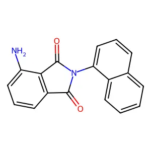 4-Amino-2-(naphthalen-1-yl)isoindoline-1,3-dione structure