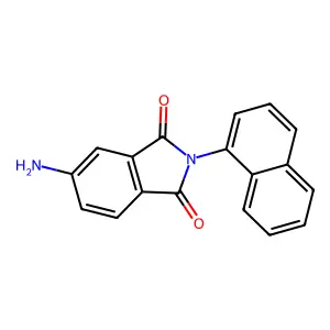 5-Amino-2-(naphthalen-1-yl)isoindoline-1,3-dione structure