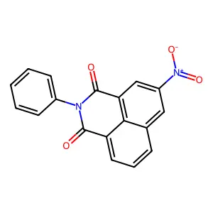 5-Nitro-2-phenylbenzo[de]isoquinoline-1,3-dione structure