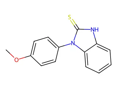 1-(4-Methoxyphenyl)-1,3-dihydro-2H-benzimidazole-2-thione structure