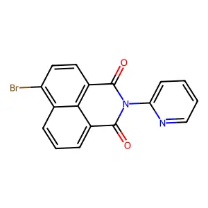 N-Pyridinyl-4-bromo-1,8-naphthalimide structure