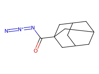 Adamantane-1-carbonyl azide structure