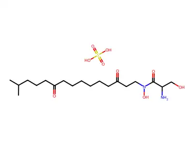 Lipoxamycin, sulfate (salt) structure