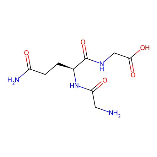 H-Gly-Gln-Gly-OH structure
