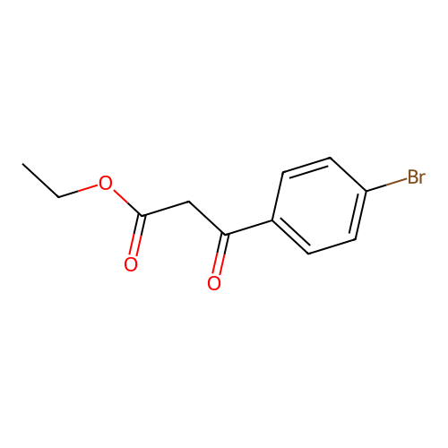 Ethyl 3-(4-bromophenyl)-3-oxopropanoate structure