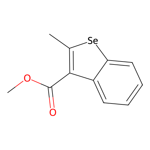 Benzo[b]selenophene-3-carboxylic acid, 2-methyl-, methyl ester structure