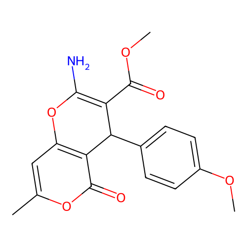 4H,5H-Pyrano[4,3-b]pyran-3-carboxylic acid, 2-amino-4-(4-met structure
