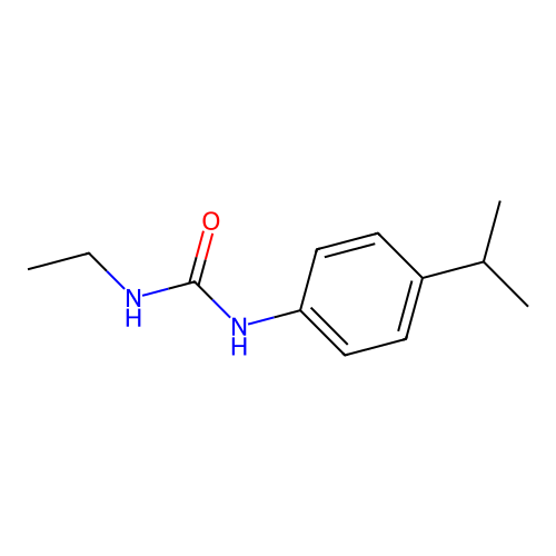 1-Ethyl-3-(4-isopropyl-phenyl)-urea structure