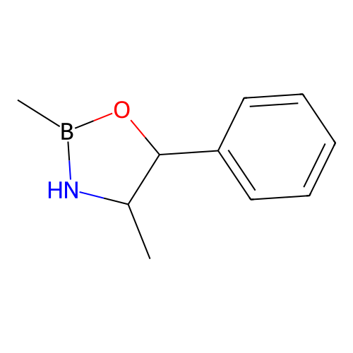 1,3,2-Oxazaborolidine, 2,4-dimethyl-5-phenyl- structure