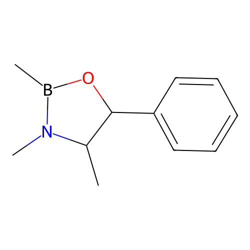 1,3,2-Oxazaborolidine, 2,3,4-trimethyl-5-phenyl- structure
